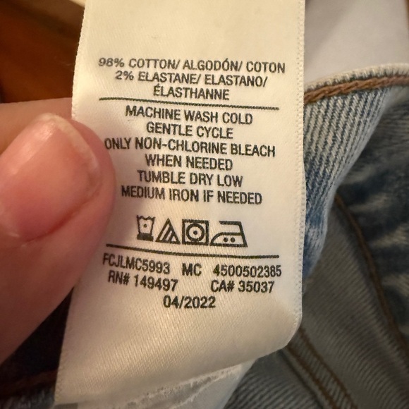 High Rise Blue Jeans Classic Denim - Picture 13 of 13